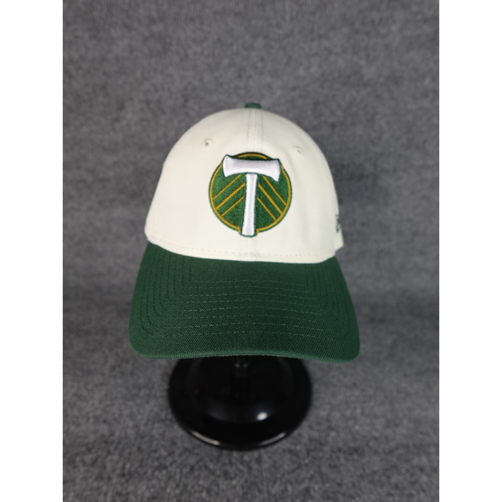 New Era Portland Timbers MLS 9TWENTY Adjustable Hat Cream Green Strapback Cap